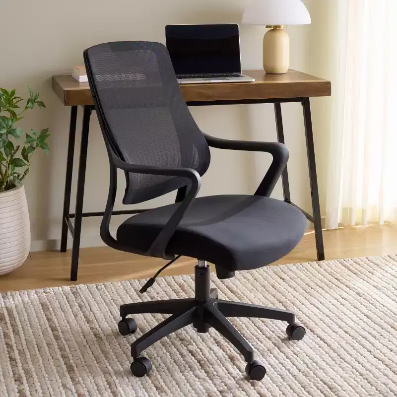 Sabrina Adjustable Desk Chair - Black - SEI