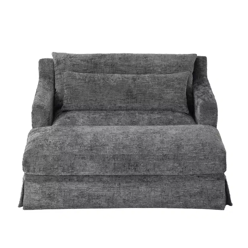 Polibi Extra-Deep Chenille Sofa Bed Chair