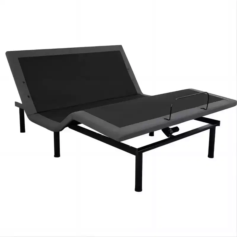 Zero-Gap Adjustable Bed Frame with Wireless Remote & Massage, Easy Assembly, Adjustable Head & Foot, USB Ports