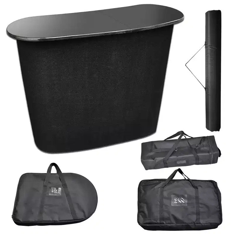 Yescom Pop Up Counter Portable Trade Show Display Podium Promotion Retail Speech Stand