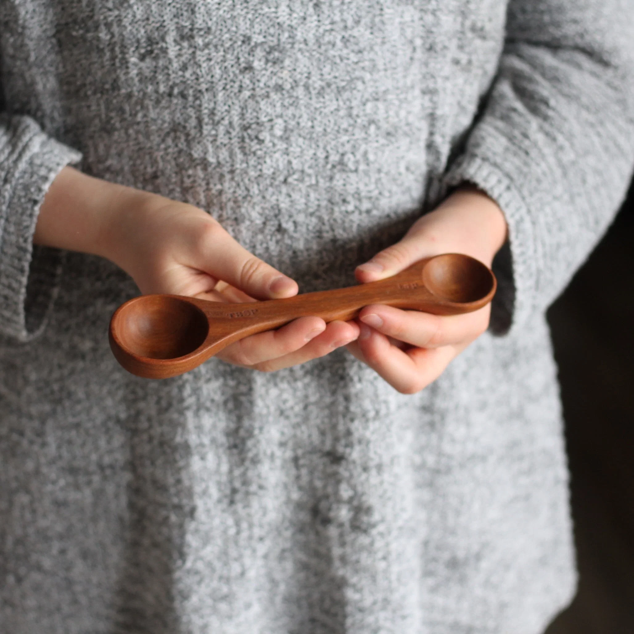 Handmade Wooden Measuring Spoon