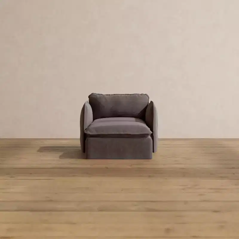 Anabei Modular Washable Chaise Armchair | Memorix+ Seat & Contour Pillow