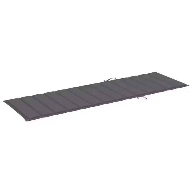 vidaXL Sun Lounger Natural bamboo, (cushions)