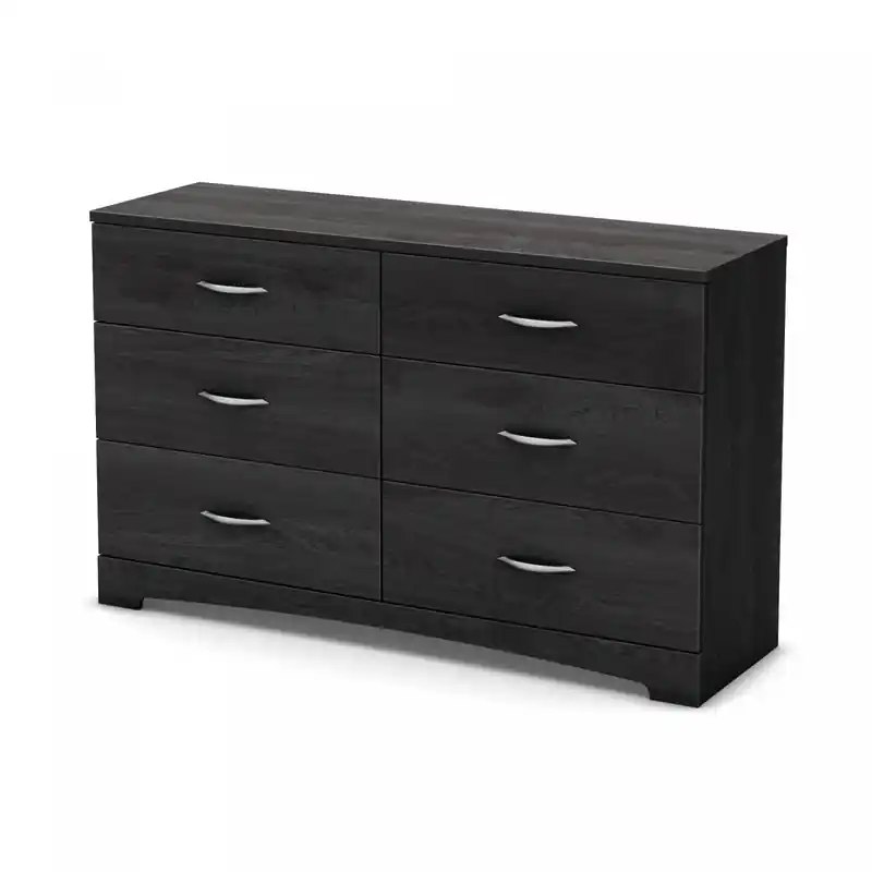 6-drawer Dresser - Gray Oak