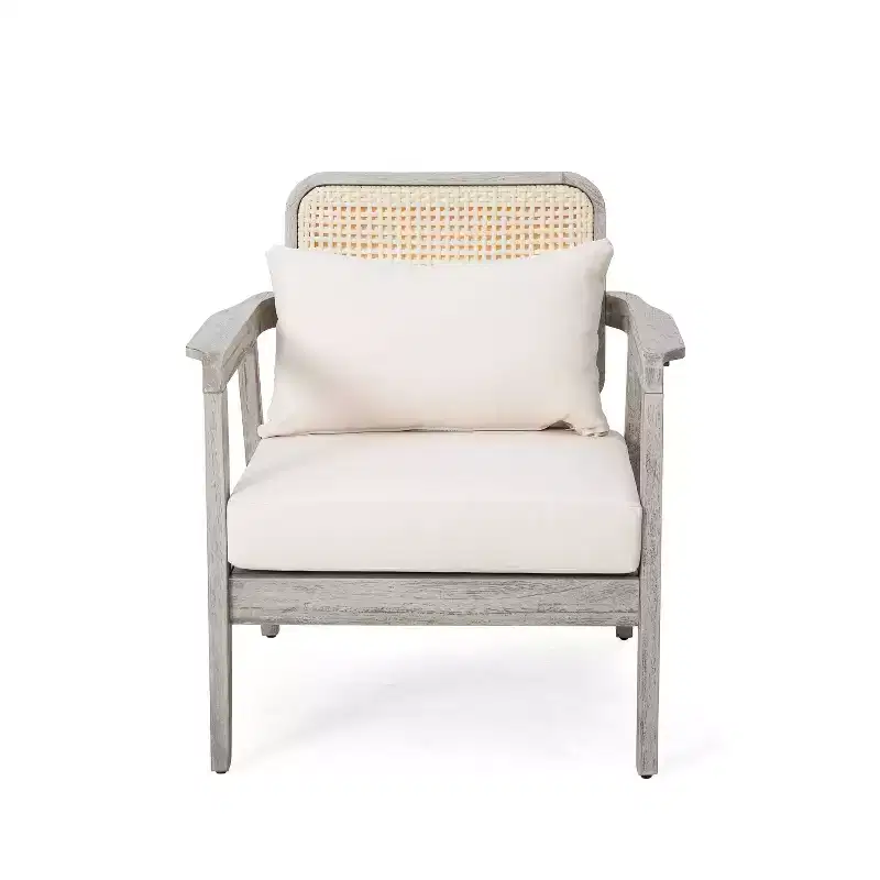 Christopher Knight Home Ursa Outdoor Patio Club Chair Acacia Wood