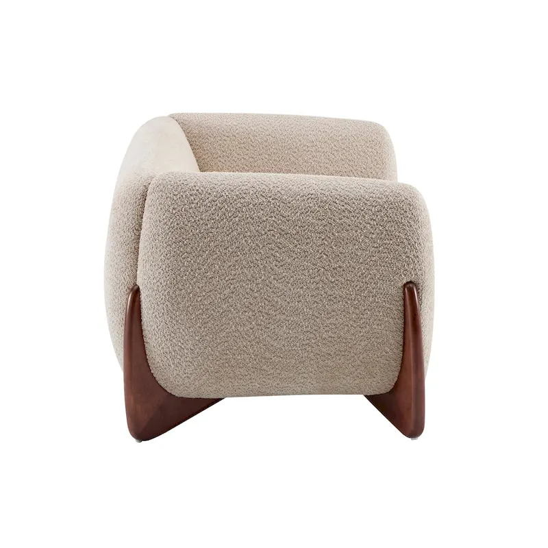Alma Upholstered Boucle Loveseat by Christopher Knight Home