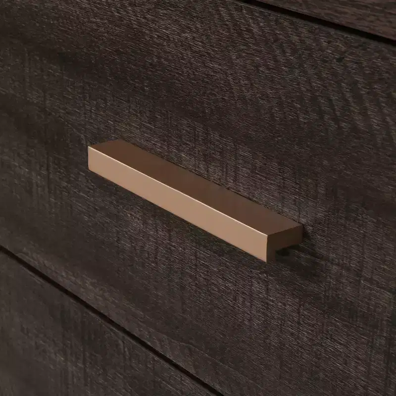 Harper 60 Wood and Metal L-Shaped Office Desk