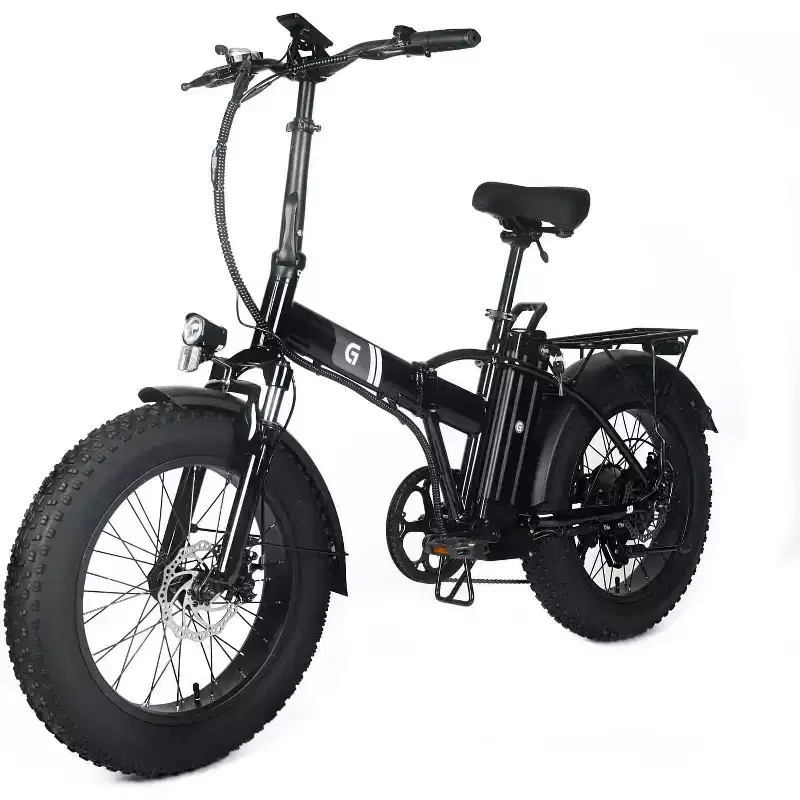 Electric Bike for Adults,20 x 4.0 Fat Tire Folding Ebike,48V Removable Battery and 7-Speed Gears Ideal for Commuting