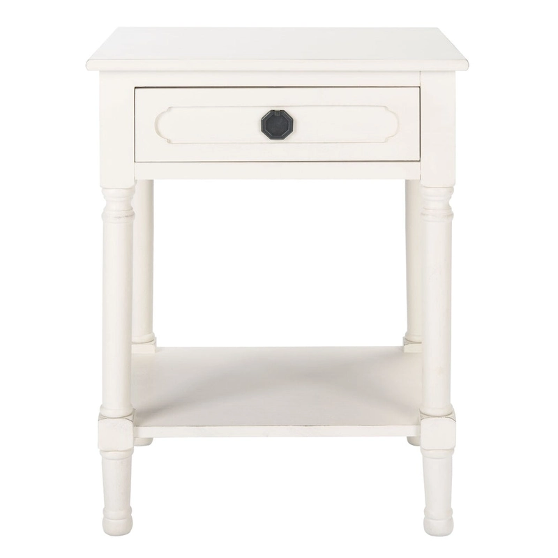 SAFAVIEH Jenny 1-Drawer Accent Table - 19 W x 15.8 L x 26 H - 19Wx16Dx26H