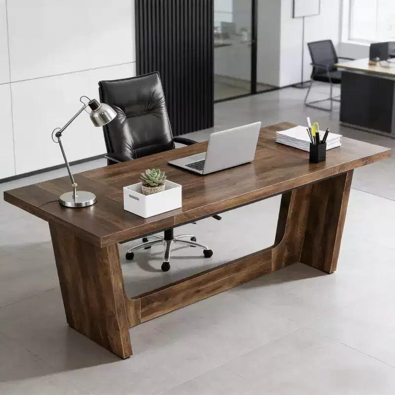 GDFStudio Mei Industrial Executive Desk