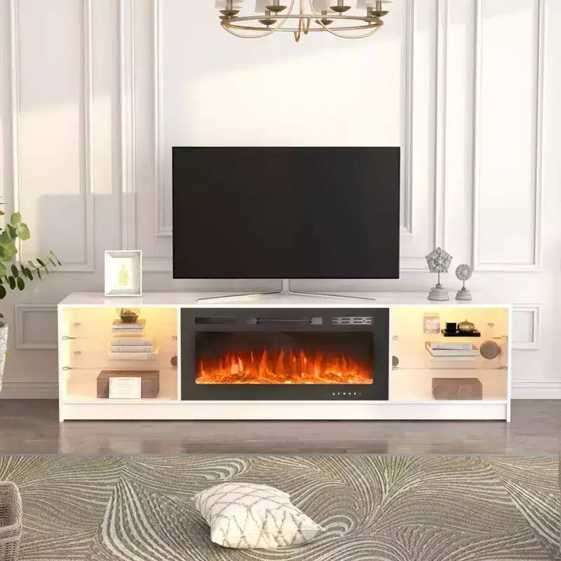 Fireplace TV Stand with 40