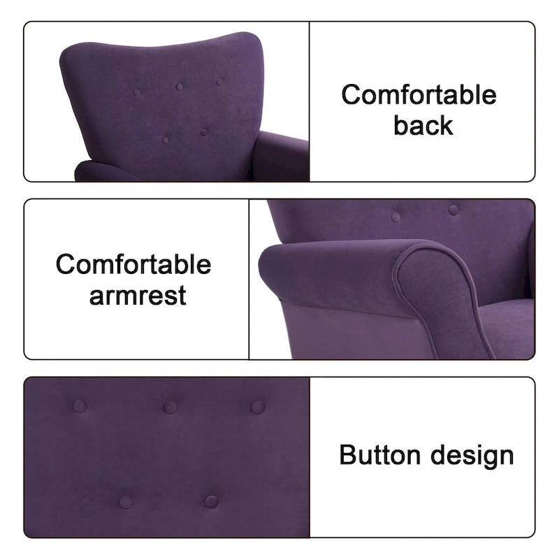 Shakeable high back living room single sofa chair