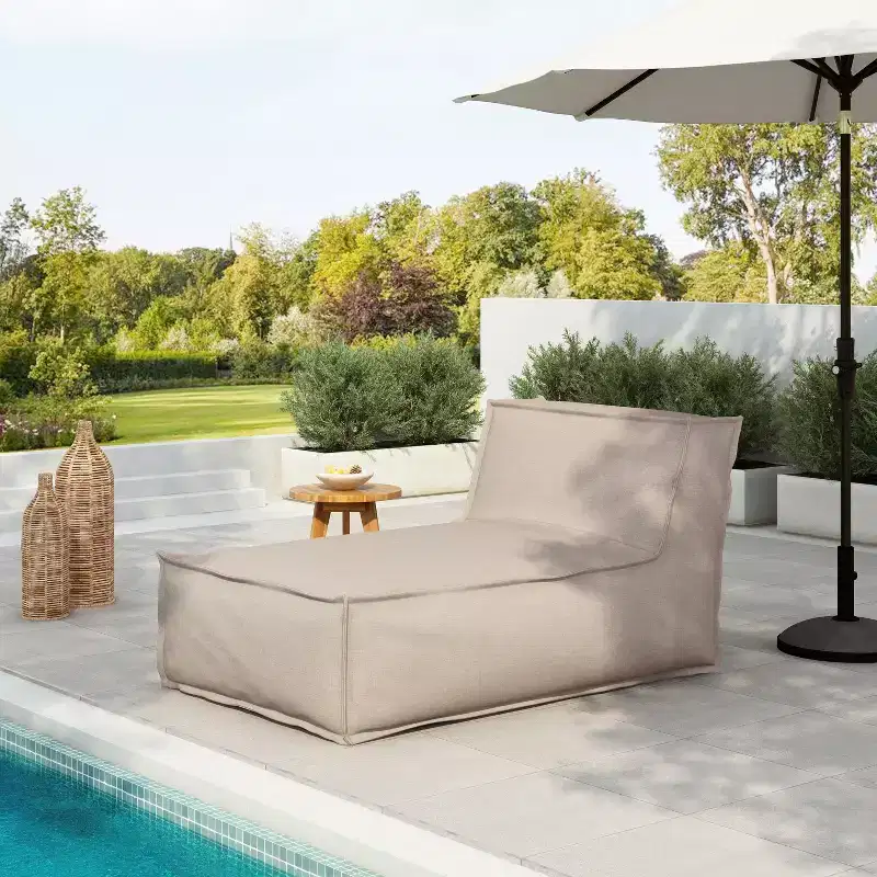 Christopher Knight Home Maegan Outdoor Modern Minimalist Versatile Bean Bag Lounge Chair