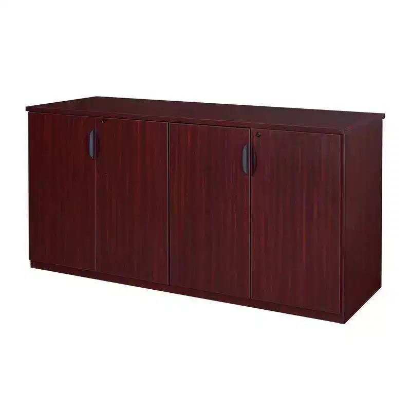 Regency 72" Legacy Office Storage Cabinet Buffet Mahogany: Wood Frame, 4-Door, 4-Shelf Printer Stand
