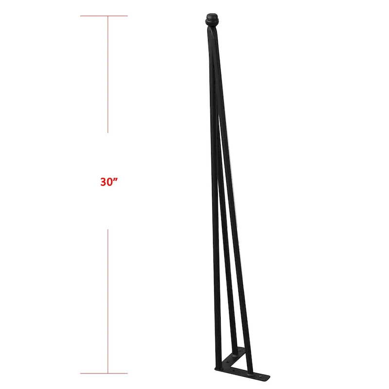 4 Piece Hairpin Metal Table Legs Furniture Legs