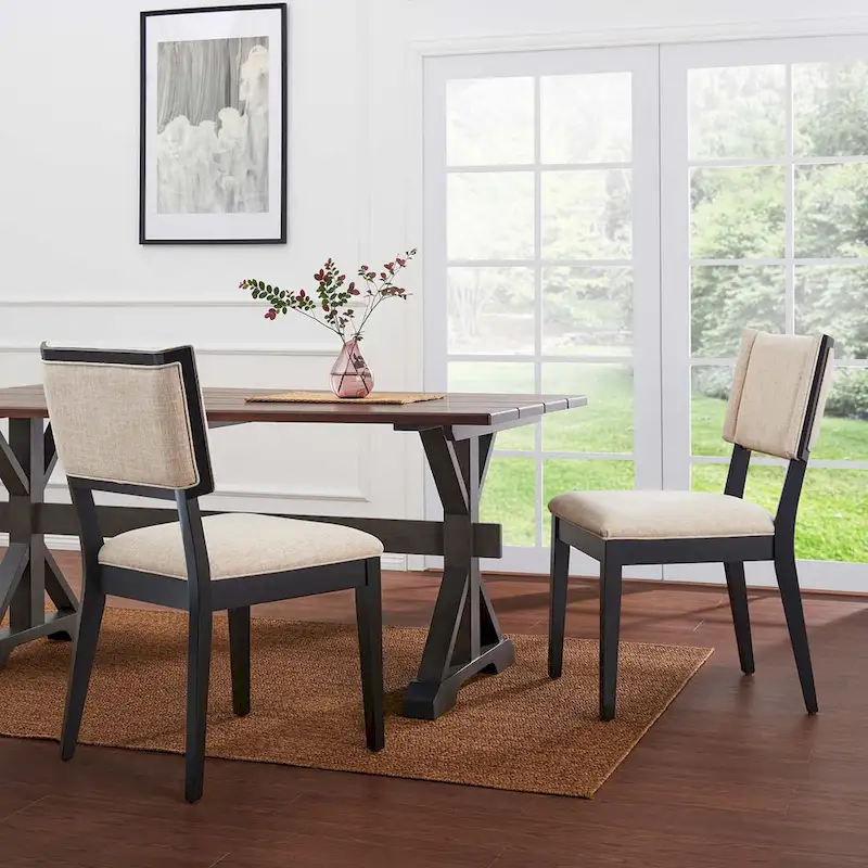 Upholstered Dining Chairs, Set of 2