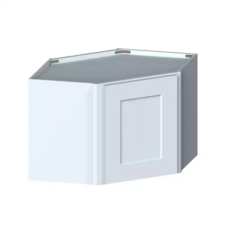 24 W x 18 H x 12 D Shaker Base Kitchen Cabinet, Solid Wood Frame, Water-Based Low-VOC Paint, Soft-Close, RTA, Dove Gray