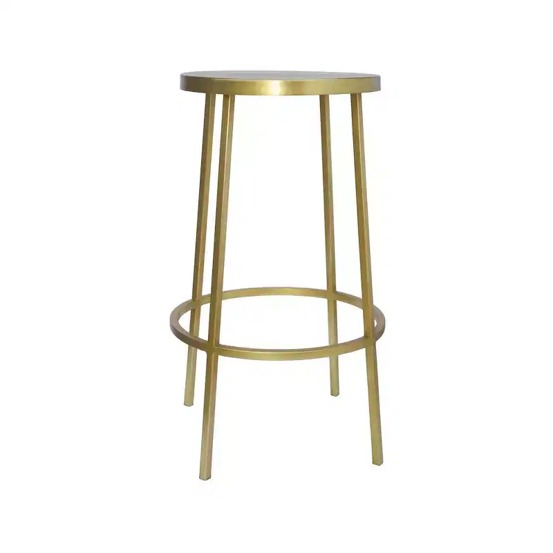Brushed Gold Iron Counter Stool