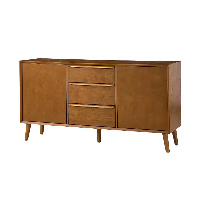 Abigail 57 Wide 3 Drawer Sideboard with Hardwood | KARAT HOME-ACORN