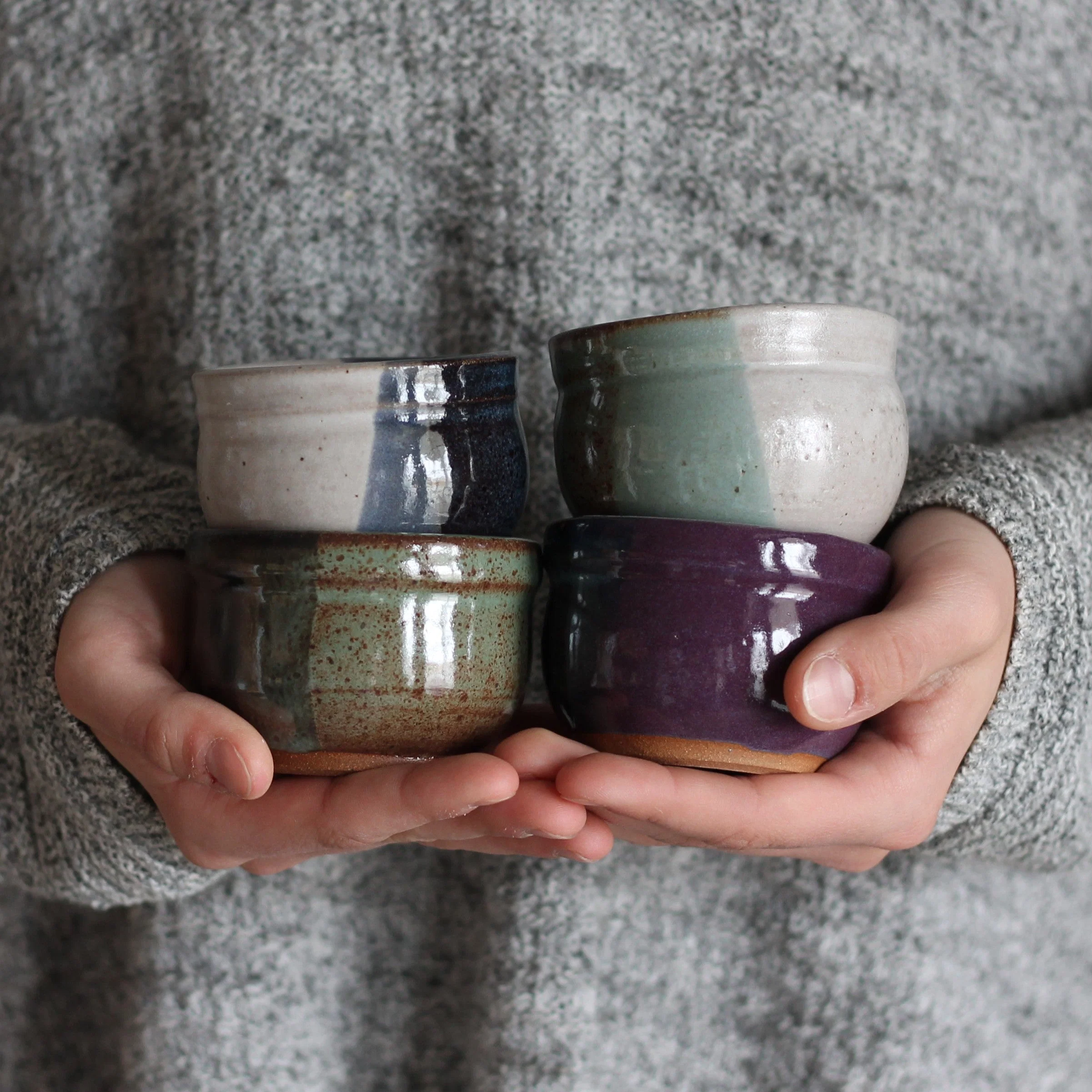 Handmade Mini Ceramic Salt Cellar