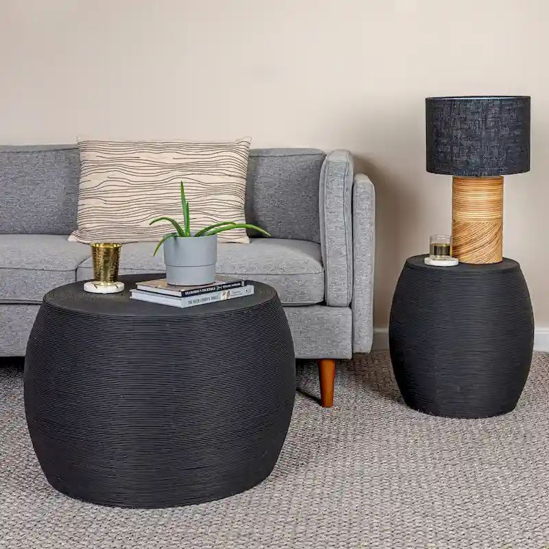 Rattan Accent Table
