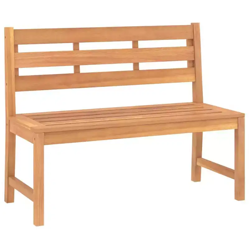 vidaXL Garden Bench Warm Teak Solid Teak Wood Medium Durable