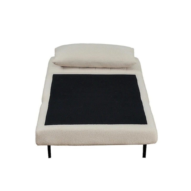 Foldable Sleep Chair with Hideaway Legs and Backrest Pillow - 75.5D x 41W x 30H