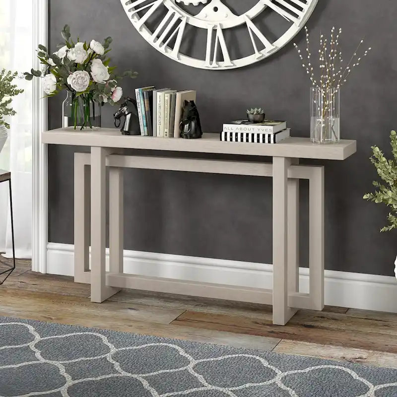 Breslow 55 Wide Rectangular Console Table - 55 Wide