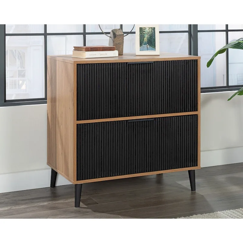 Lateral File Cabinet with Swing-Out Drawer – Wood Office Storage for Letter & Legal Files