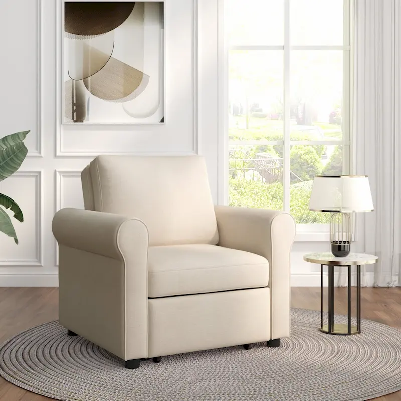 3-in-1 Sofa Bed Chair Convertible Sleeper Chair Bed