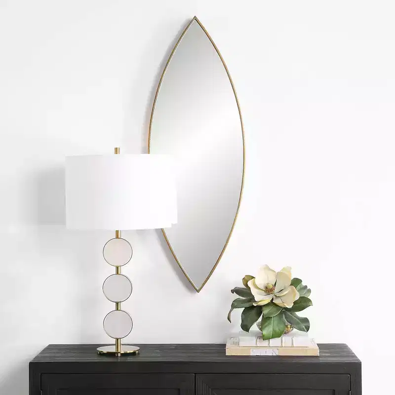 Ellipse Golden Bronze Wall Mirror – 14