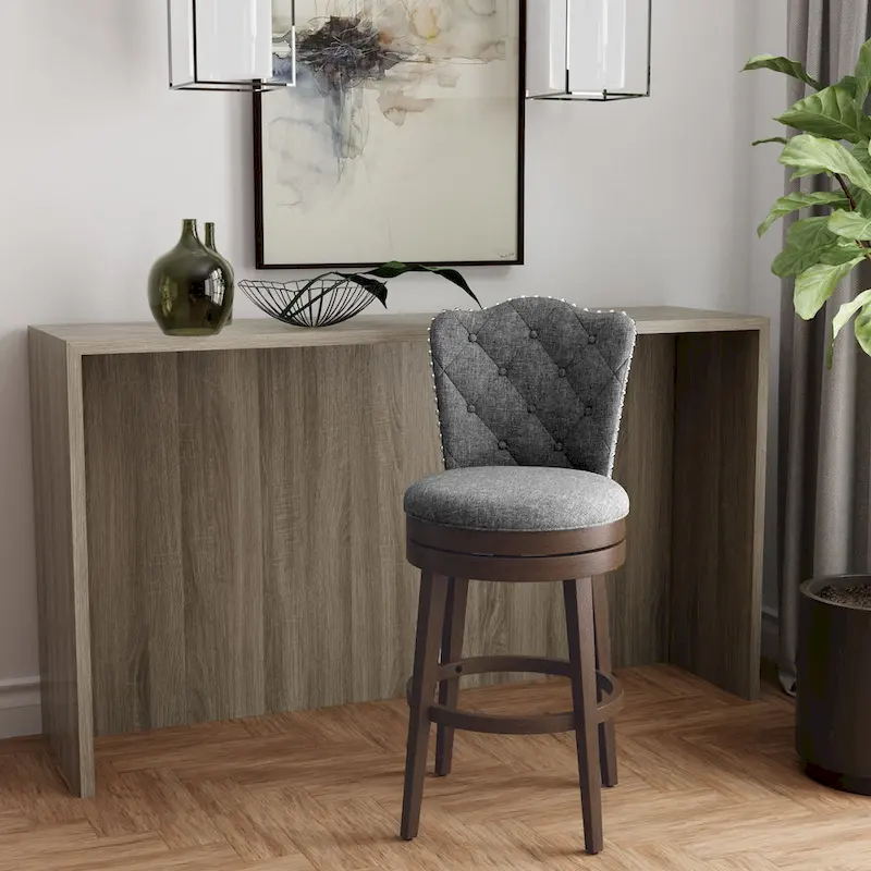 Hillsdale Edenwood Wood Swivel Stool