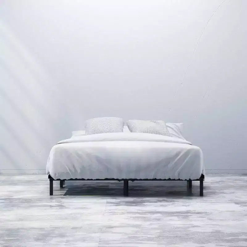 Full 7" Compack Metal Bed Frame Black - Zinus