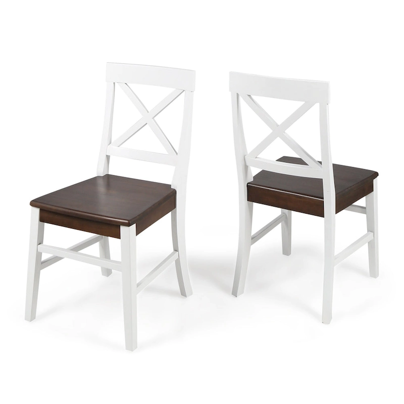 Anele Farmhouse Acacia Dining Chairs (Set of 2) by GDFStudio