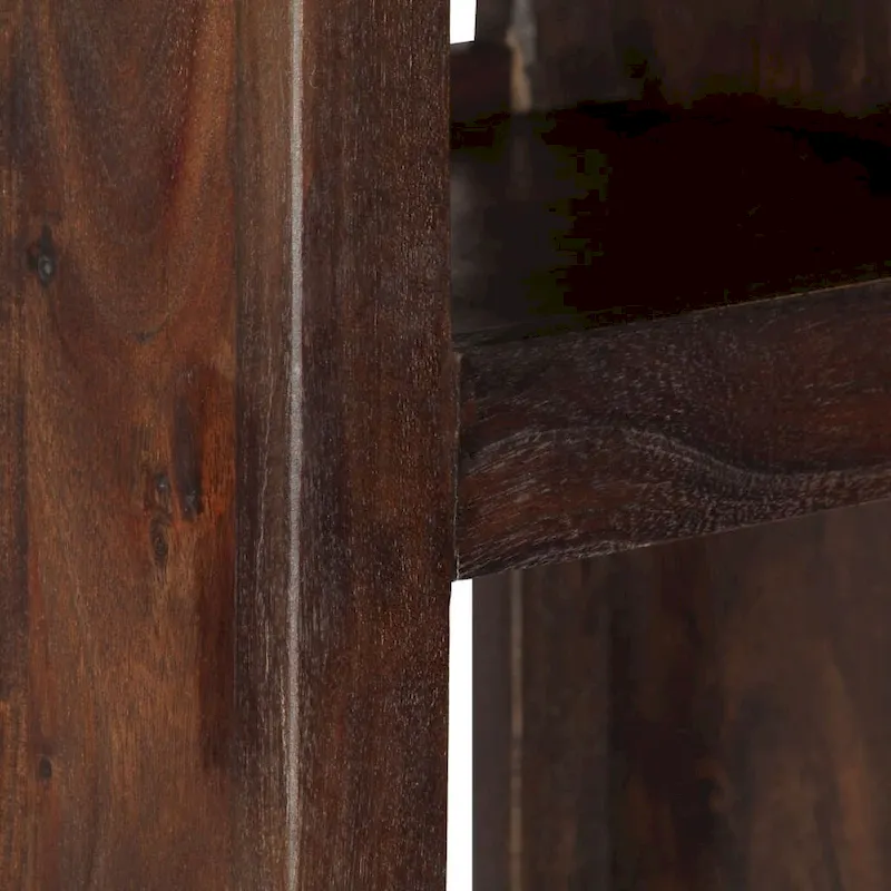 vidaXL Console Cabinet 15.7x11.8x43.3 Solid Acacia Wood
