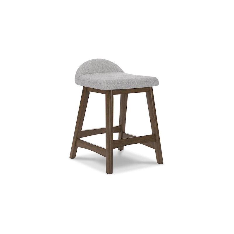 Signature Design by Ashley Lyncott Upholstered Counter Height Bar Stool (Set of 2) - 19W x 20D x 29H