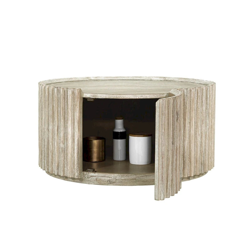 Acacia Round Coffee Table