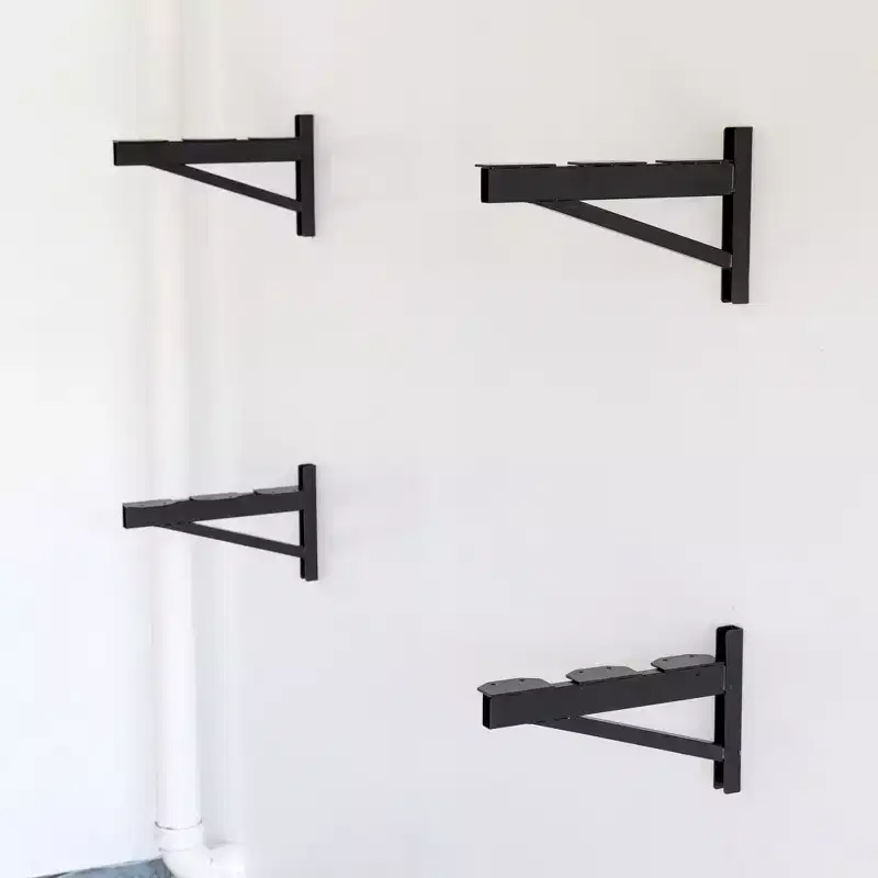 StoreYourBoard 1' x 4' DIY Wall Shelf Brackets | Heavy Duty Garage Wall Shelves