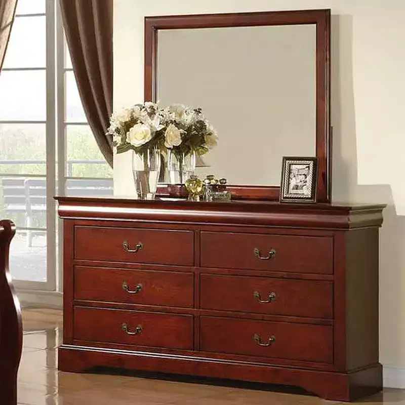 Acme Furniture Louis Philippe III Dresser Cherry