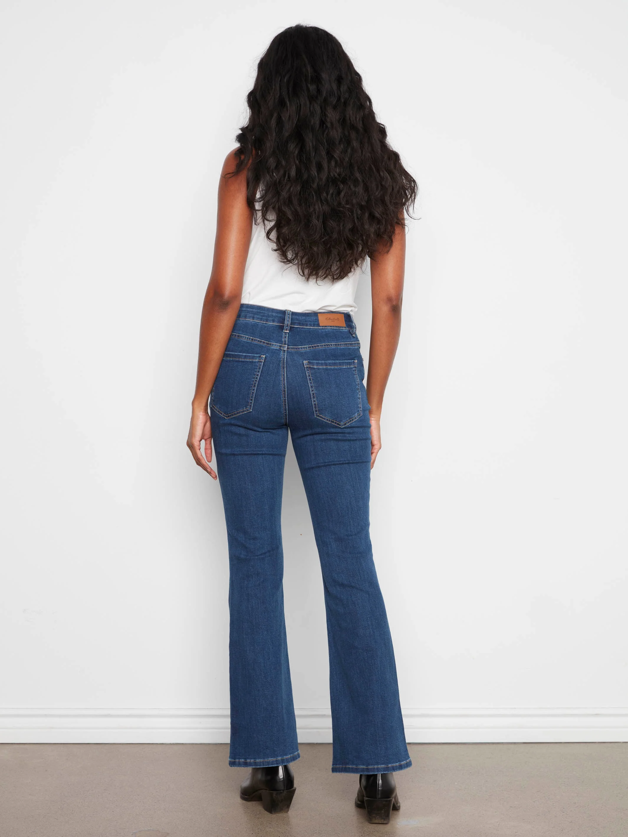 Flare Leg Jeans - Indigo