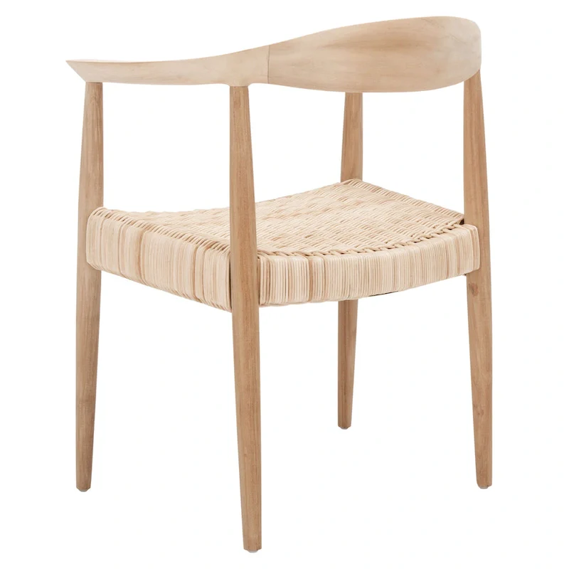 Wilda Rope Rattan Accent Chair - 24.8 W x 18.9 L x 30.7 H