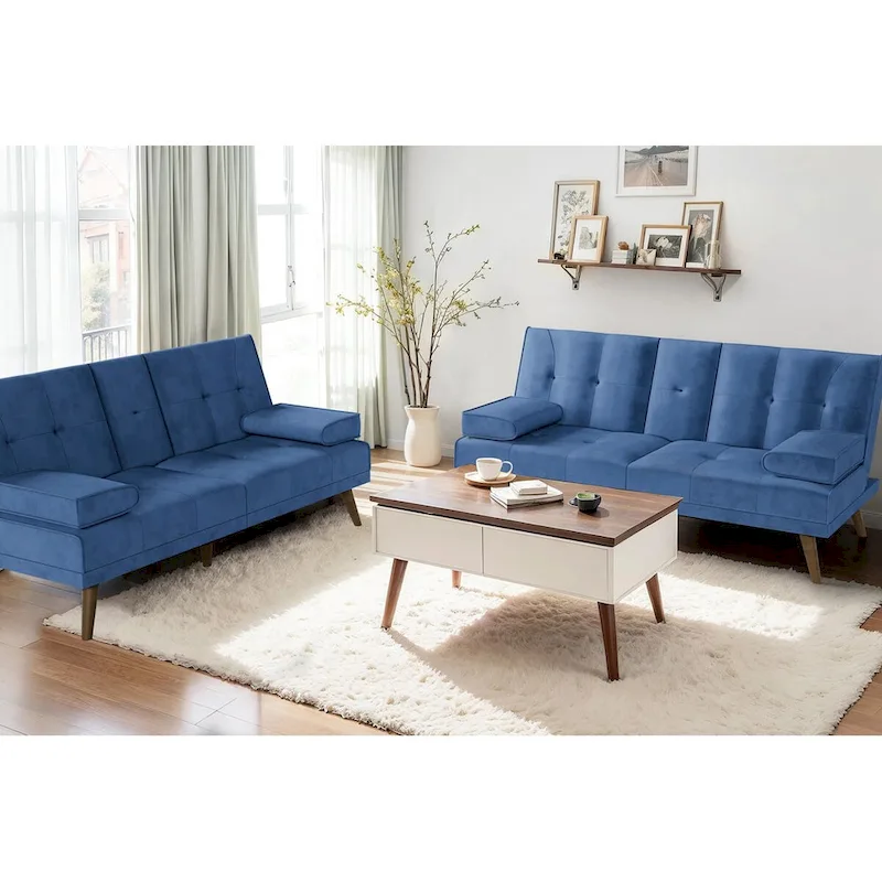 Futzca Futon Couch Sofa Bed, Small Sleeper Sofa Chair Loveseat