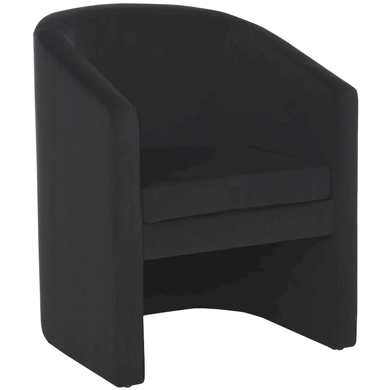 SAFAVIEH Theodosia Barrel Back Accent Chair (Fully Assembled) - W24 x D24 x H30 - 24Wx24Dx30H