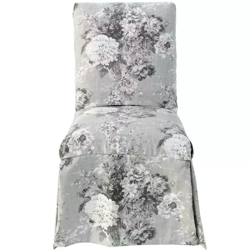 Skyline Furniture Victoria Slipcover Dining Chair in Pattern