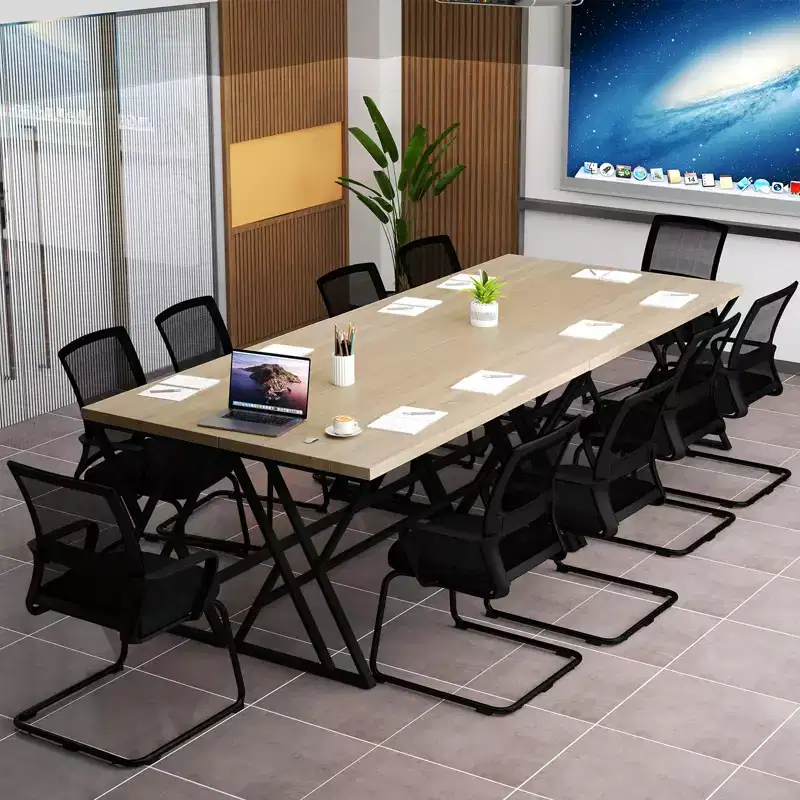 4PCS 59 Computer Desk Large Industrial Home Office Desk w/Heavy-duty Metal Frame