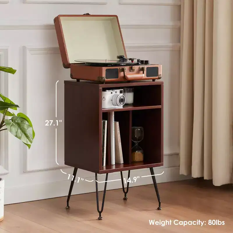 PexFix Record Cabinet Suitable For Record Player Stands Record Player Tables Living Rooms With Legs