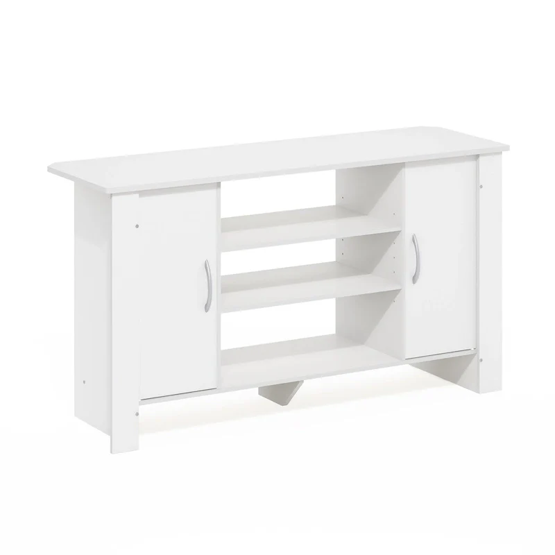 TV Stand Entertainment Center, White