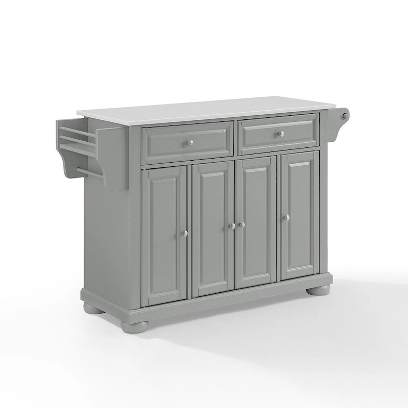 Crosley Alexandria Granite Top Kitchen Island - 18d x 51.5w x 36h