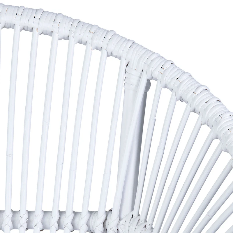 Natural Rattan Handwoven Papasan Accent Chair by East at Main