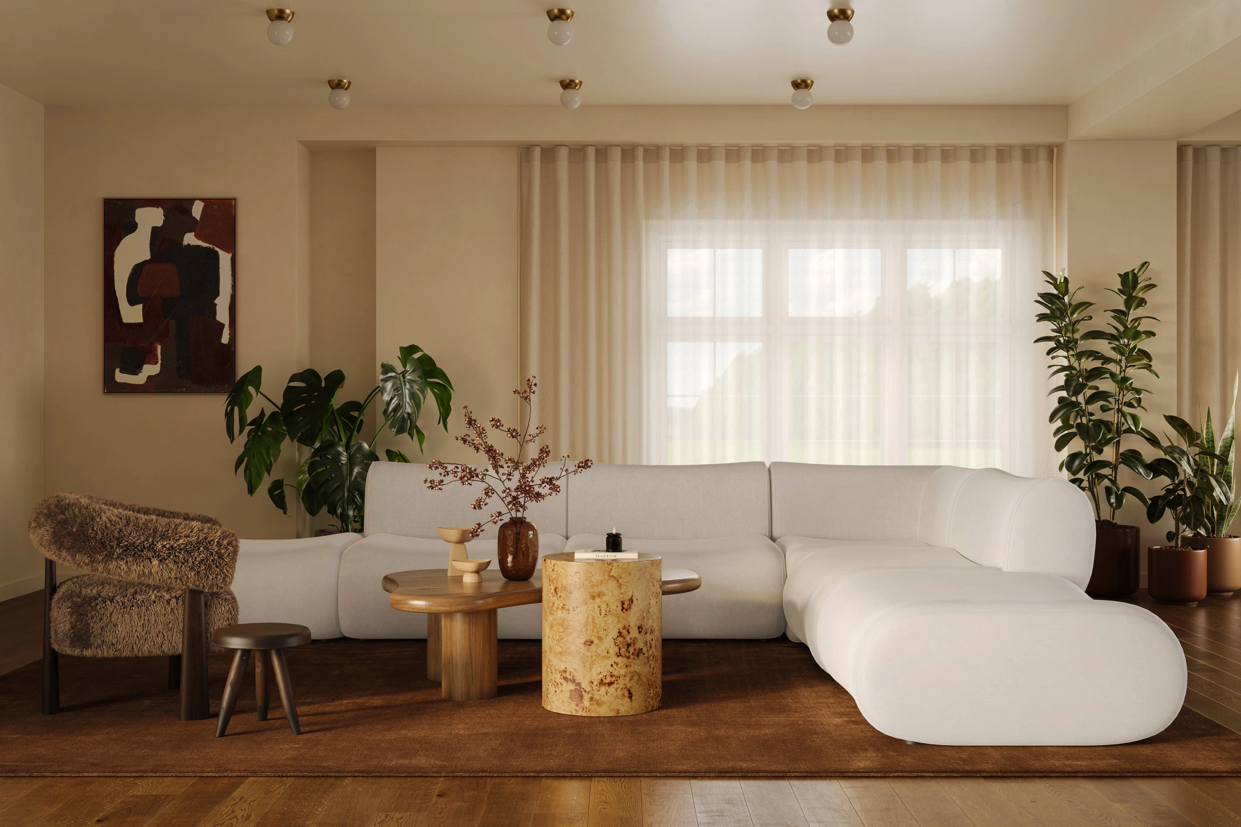 Contract-Grade Fabric Corner Wedge